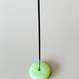 MILK GLASS BUBBLE INCENSE HOLDER