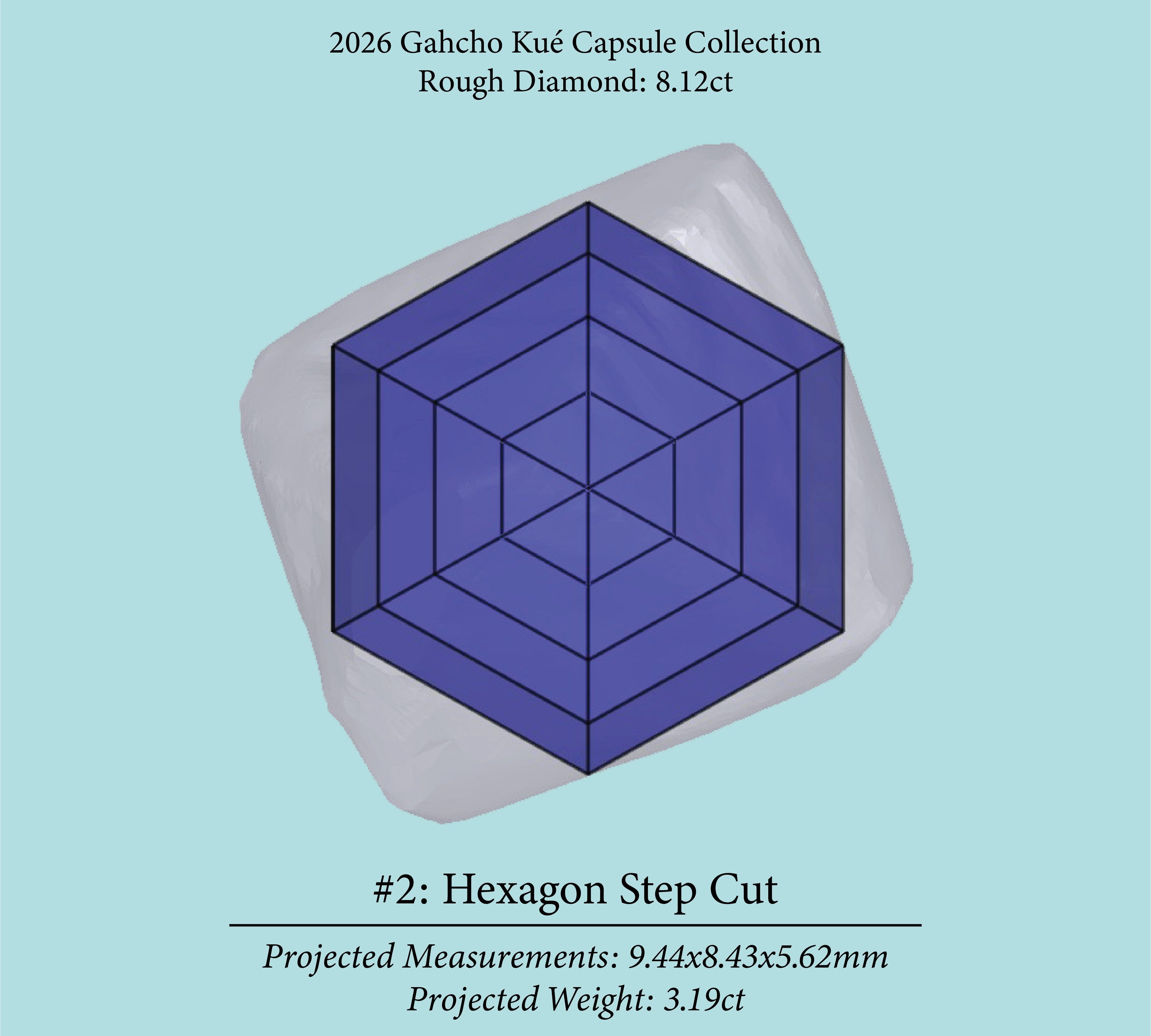 8.12ct VVS2 C4 Pre-Cut Canadian Champagne Diamond 27934