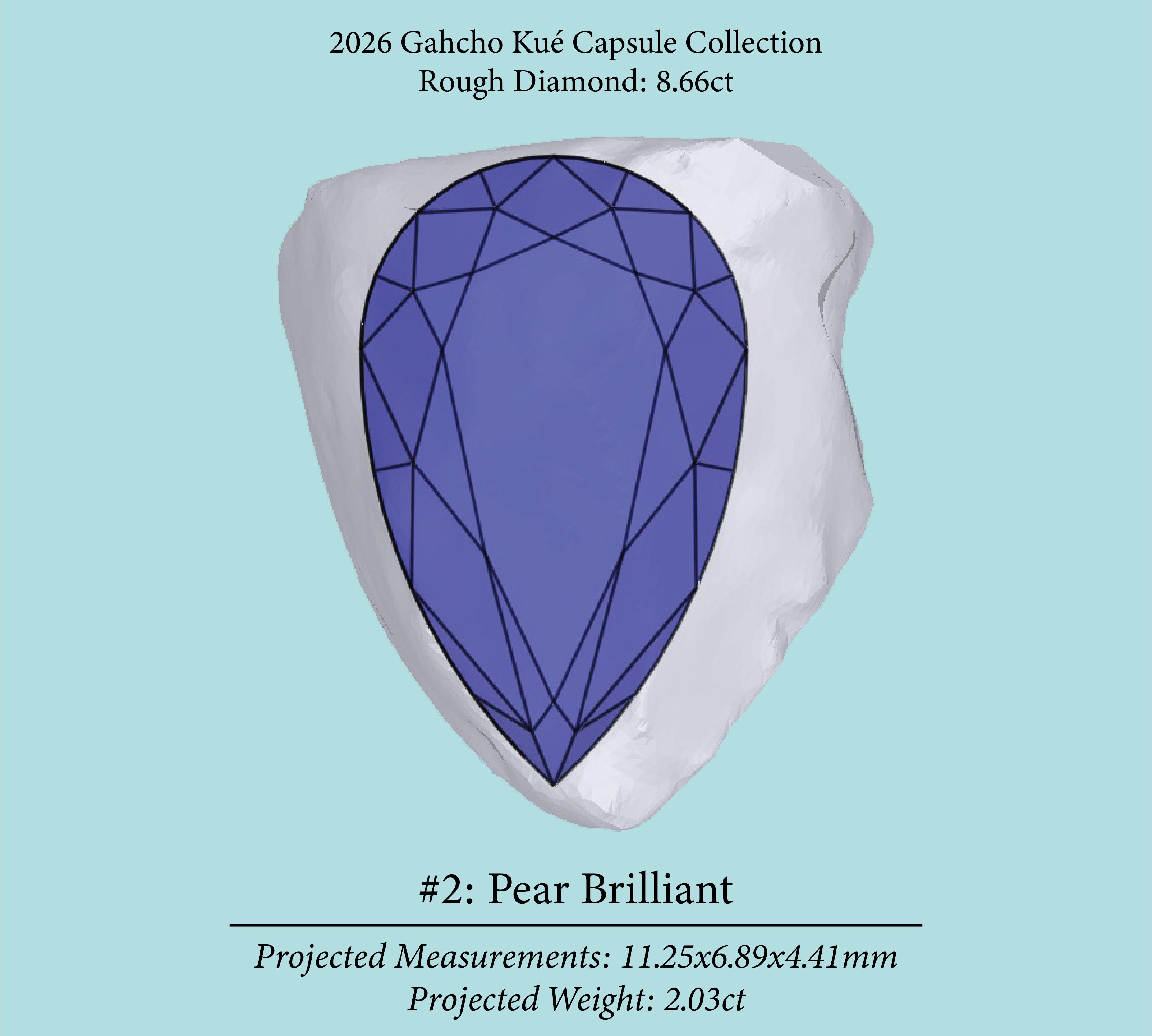 8.66ct VS1 C4 Pre-Cut Canadian Champagne Diamond 27935
