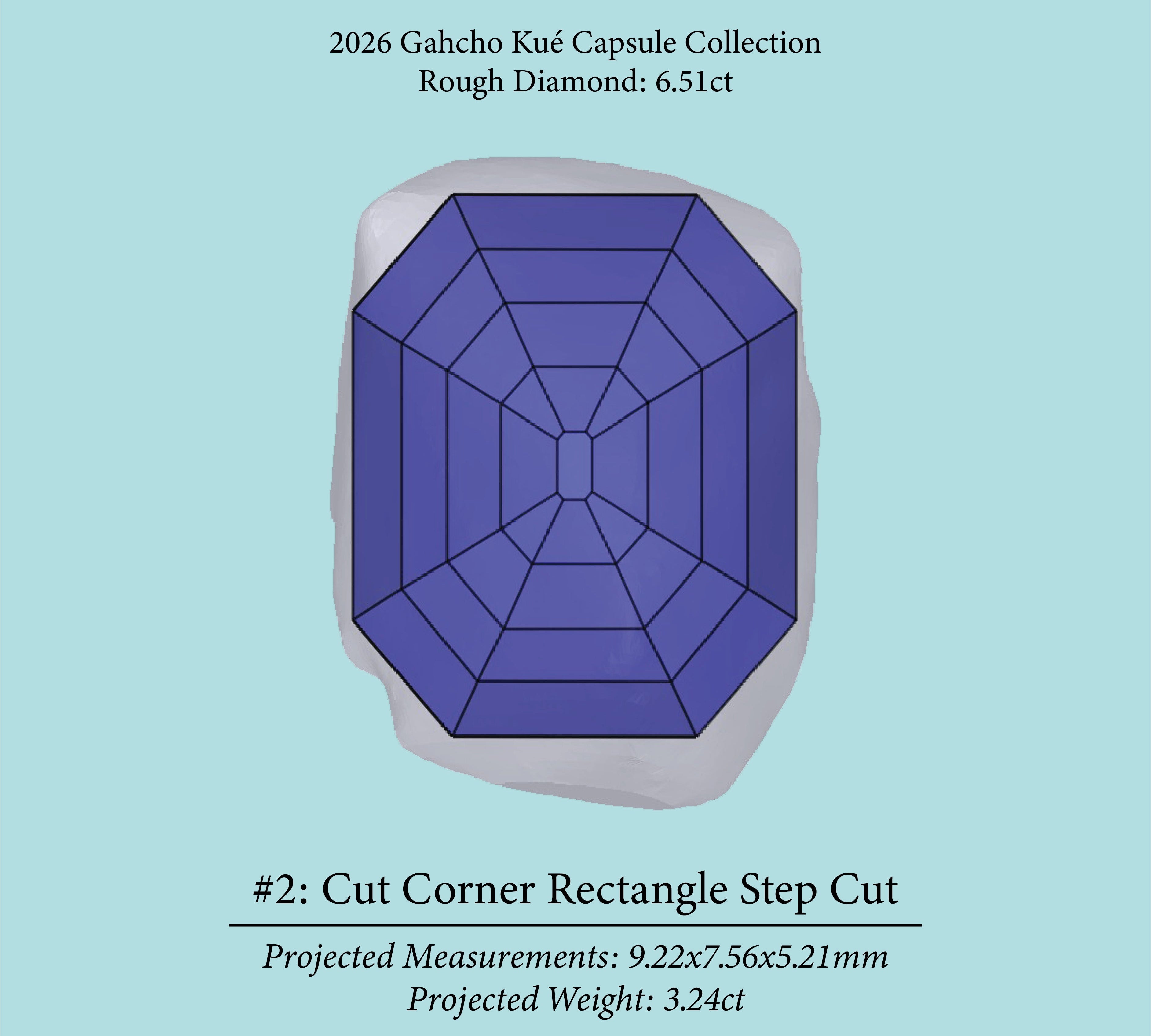 6.51ct VVS2 K Pre-Cut Canadian Champagne Diamond 27937