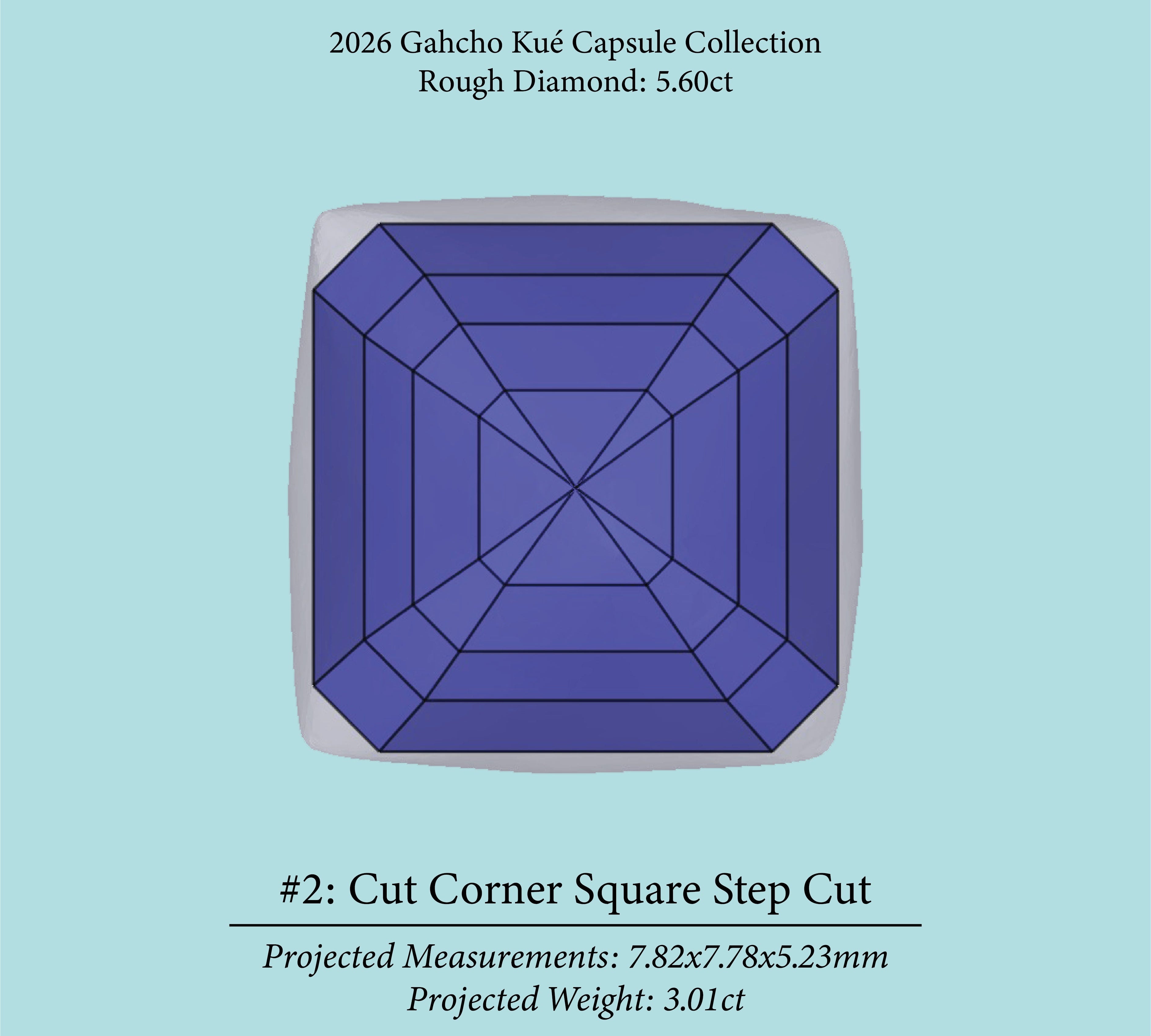 5.60ct VVS1 C1 Pre-Cut Canadian Champagne Diamond 27939