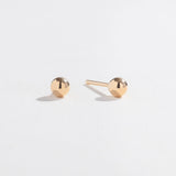 POLISHED BALL STUDS | 14K GOLD