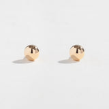 POLISHED BALL STUDS | 14K GOLD