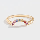 RAINBOW CONTOUR BAND | SAPPHIRES