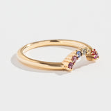 RAINBOW CONTOUR BAND | SAPPHIRES