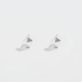 CRYSTAL POINT NUGGET STUDS | 14K GOLD