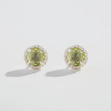 MATRIX HALO STUDS | PERIDOT