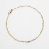 DIAMOND BAR BRACELET | 14K GOLD