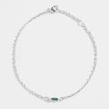 EMERALD BAGUETTE BRACELET | 14K GOLD & EMERALD