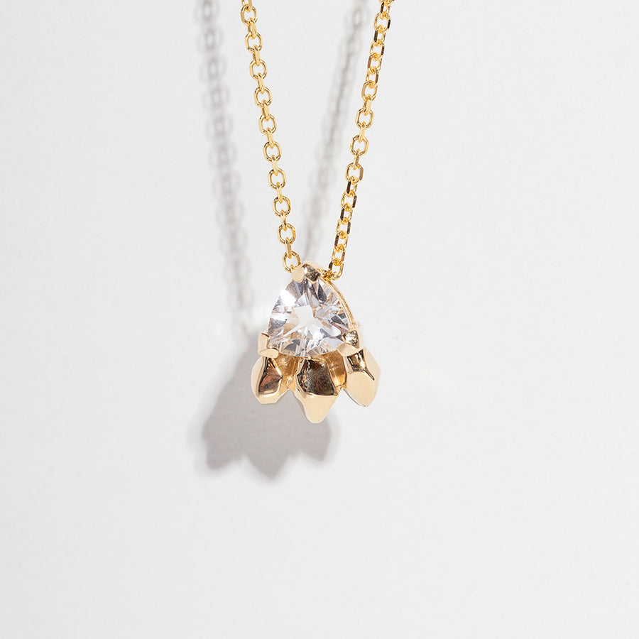 FEATHER SPEAR NECKLACE | HERKIMER DIAMOND