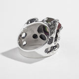 LUNAR DREAMS RING | TOURMALINE & HERKIMER DIAMOND