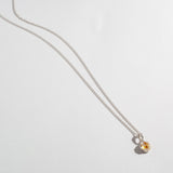 MATRIX HALO NECKLACE | CITRINE