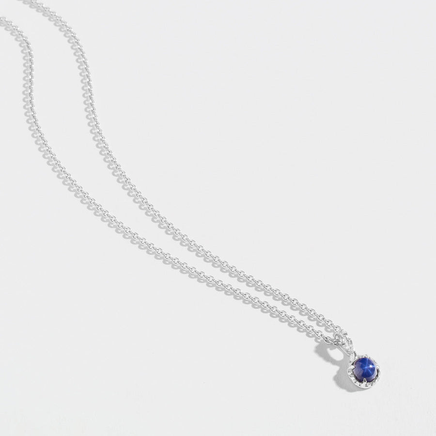 Rose Cut Diamond Sapphire Silver Necklace at best price in New Delhi
