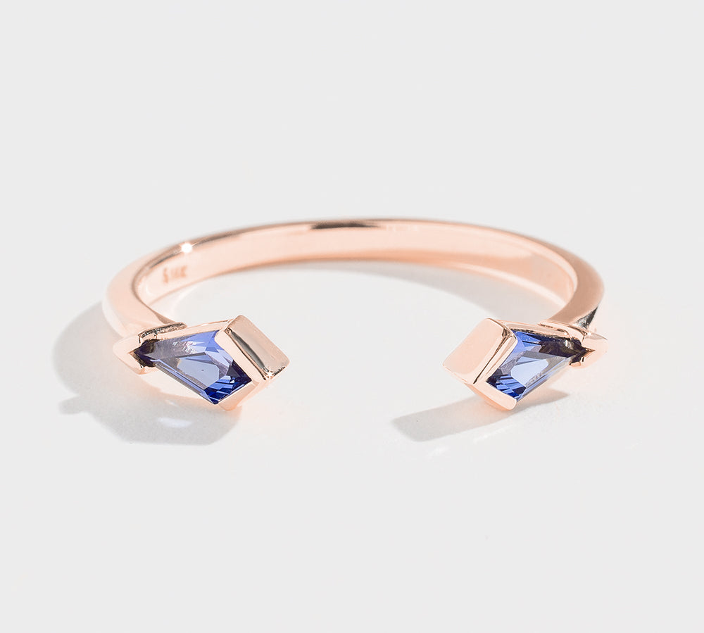 MIDNIGHT PASSAGE RING | 14K GOLD | SAPPHIRE