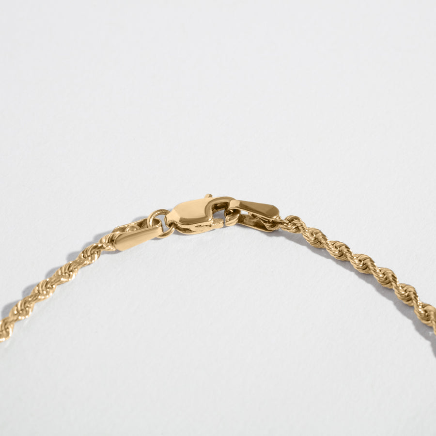 ROPE CHAIN BRACELET | 14K GOLD