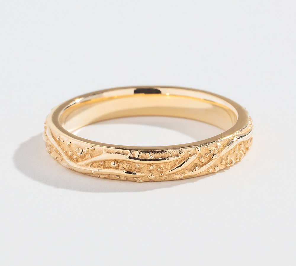 SIGNATURE MATRIX BAND | 14K GOLD