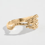 SKELETON HAND RING | 14K GOLD