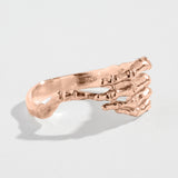 SKELETON HAND RING | 14K GOLD
