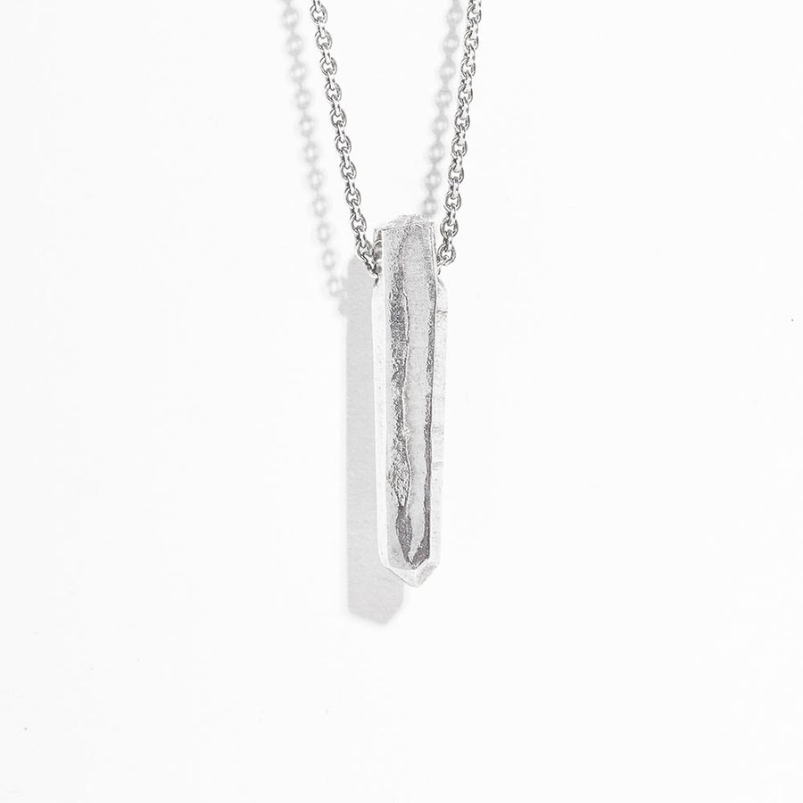 CRYSTAL POINT NUGGET STATEMENT NECKLACE