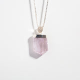 CRYSTAL TALISMAN PENDANT | KUNZITE