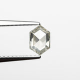 0.54ct 6.44x4.35x2.37mm Hexagon Rosecut 21879-21