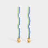WIGGLE CANDLE SET | LAVENDER & GREEN