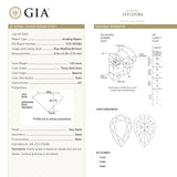 1.02ct 8.24x5.25x3.31mm GIA SI2 Fancy Grey Pear Brilliant 26129-01
