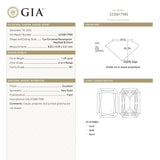 1.49ct 8.02x5.39x3.41mm GIA SI1 U-V Cut Corner Rectangle Brilliant 27392-01