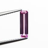 0.76ct 10.26x3.11x2.03mm Cut Corner Rectangle Step Cut Sapphire 23099-01