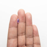 0.55ct 7.45x3.32x2.05mm Cut Corner Rectangle Step Cut Sapphire 23100-01