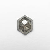 1.03ct 7.61x5.98x2.64mm Hexagon Rosecut 23176-07