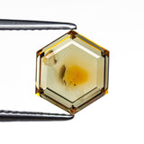 3.37ct 9.94x8.453.43mm Hexagon Portrait Cut Sapphire 23469-35