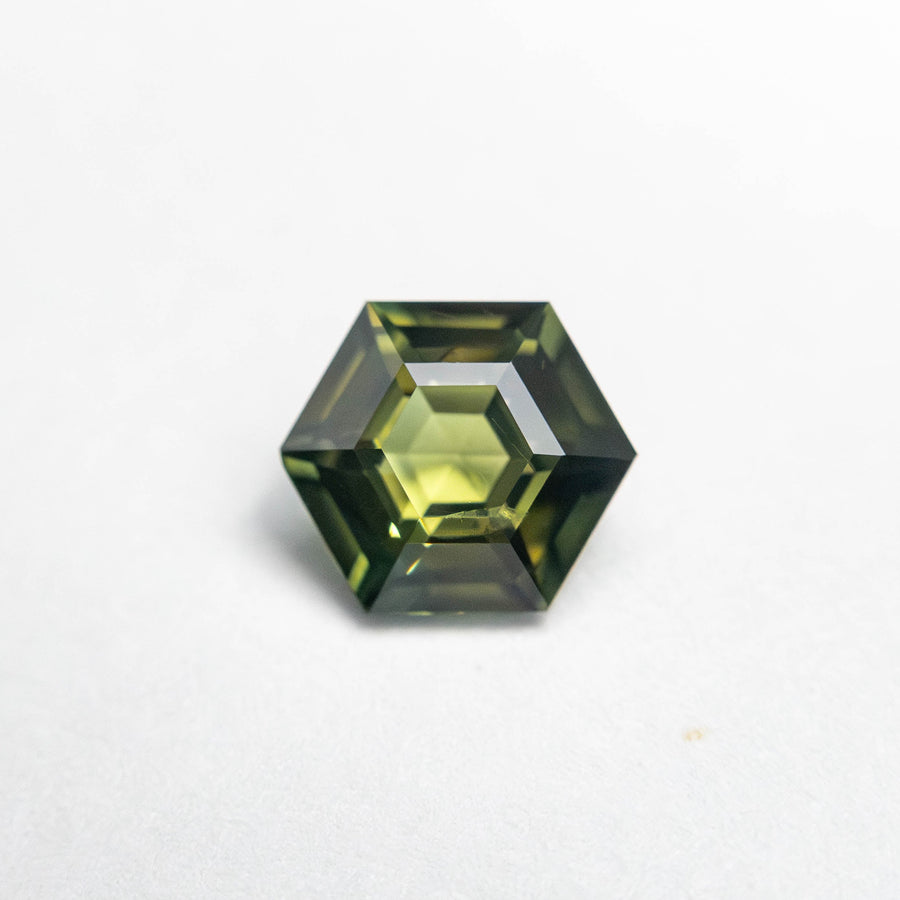 0.83ct 6.35x5.52x3.22mm Hexagon Step Cut Sapphire 23485-03