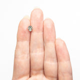 0.82ct 5.65x4.57x3.93mm Shield Brilliant Sapphire 23671-04