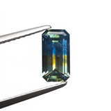 1.25ct 8.47x4.52x3.10mm Cut Corner Rectangle Step Cut Sapphire 23728-01