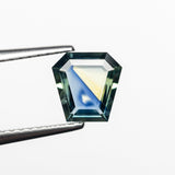 0.87ct 6.48x6.56x1.86mm Geometric Portrait Cut Sapphire 23797-01