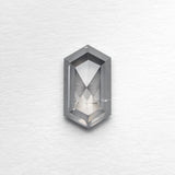 0.89ct 7.82x4.46x2.72mm Hexagon Step Cut 23834-12