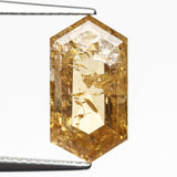 3.91ct 14.03x7.38x3.76mm Hexagon Step Cut 23865-01