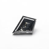 1.12ct 9.60x6.74x3.44mm Fancy Grey Kite Step Cut 23870-01