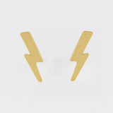 LIGHTNING STUDS | 14K GOLD
