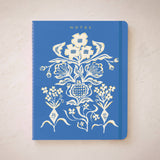 BLUE FLOWER BOUQET NOTEBOOK TRIO