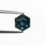 1.63ct 7.03x6.10x4.58mm Hexagon Step Cut Sapphire 25072-01