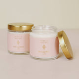 JaxKelly - 4oz  Clear Crystal Candles - Rose Quartz - Love