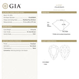 1.18ct 9.16x6.20x2.97mm GIA VVS1 M Pear Brilliant 28022-01