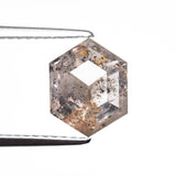 2.57ct 9.52x7.49x4.13mm Hexagon Step Cut 25822-09