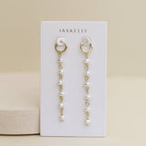 MULTI PEARL DROP DANGLES