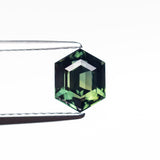 1.32ct 6.82x5.39x4.37mm Hexagon Step Cut Sapphire 26343-01