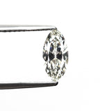 0.71ct 8.84x4.37x2.80mm VVS2 K Modern Antique Moval Brilliant 26540-02