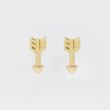 ARROW STUDS | 14K