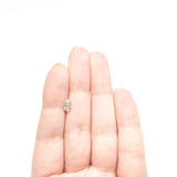 0.71ct 7.85x4.68x2.90mm VVS2 Q-R Geo Pear Step Cut 🇿🇦 27364-15